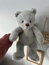 Teddy Bear Addo Snuggle Buddies Large Grey 17”  Plush Soft Toy Retired. VGC