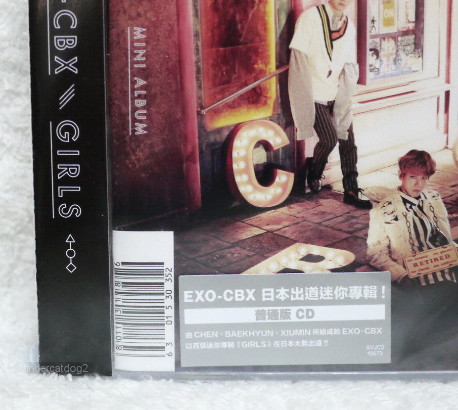 EXO-CBX GIRLS 2017 Taiwan CD only (Japanese Lan.) CHEN XIUMIN