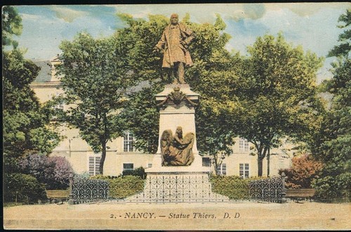 NANCY 54 CPA colorisée écrite le 31 Octobre 1928 par HERVOUET Ferdinand Ed. D.D