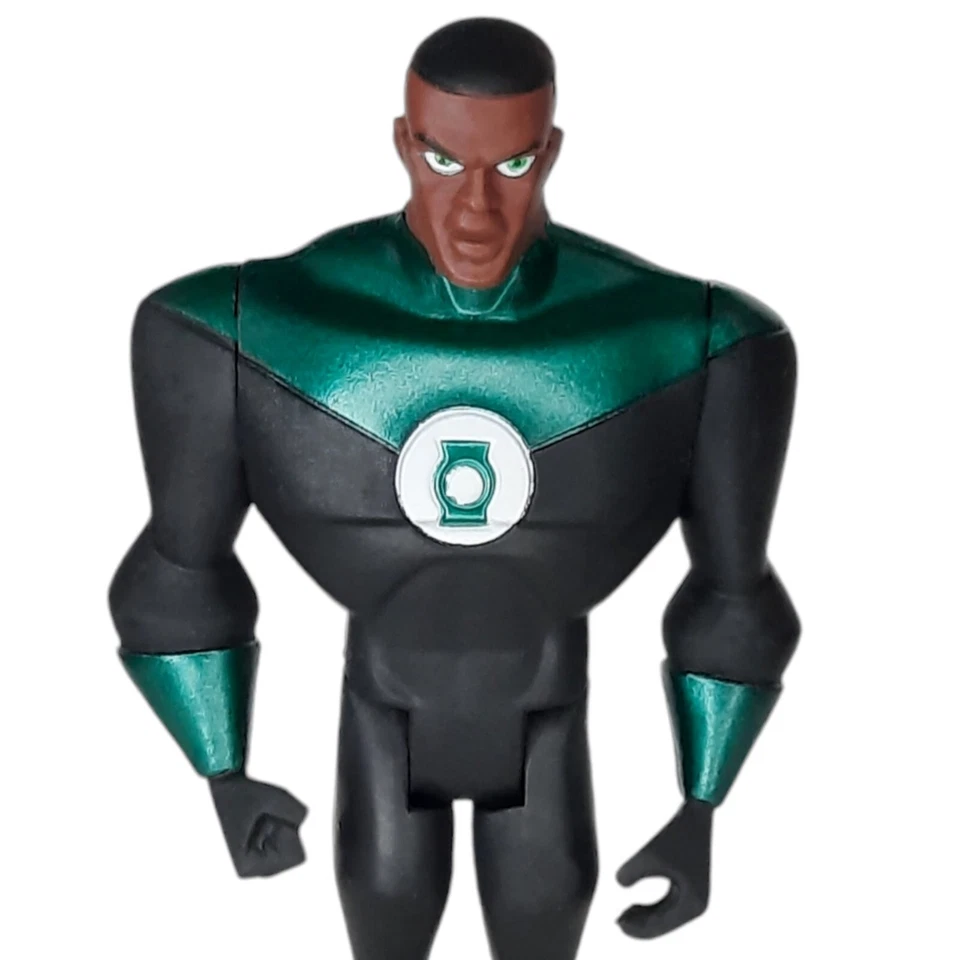 Figura de acción Green Lantern 2004 Hot Wheels DC Comics/con lote de autos de carreras NASCAR de colección Foto 2 de 4