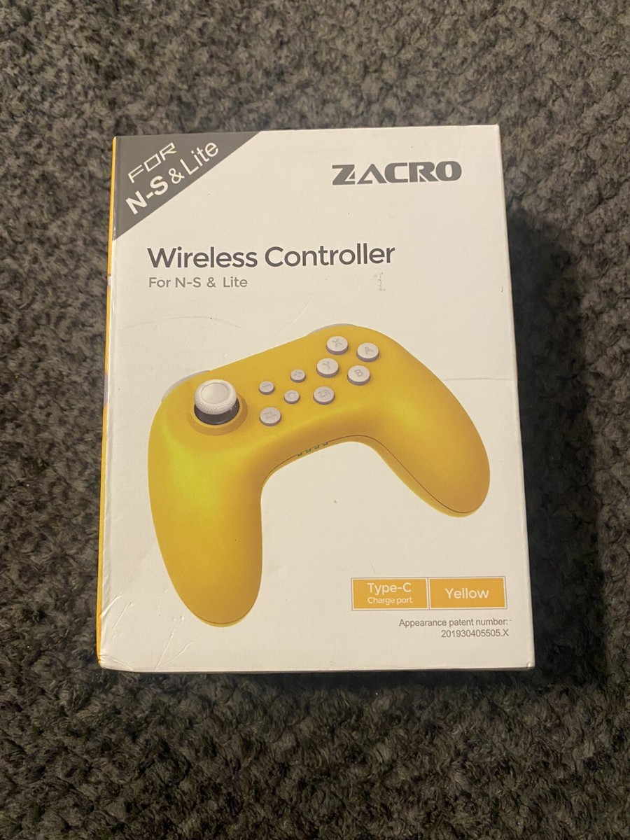 New Wireless Controller For Nintendo Switch + Lite Yellow Type-C