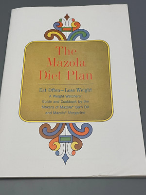 1964 Mazola Diet Plan Weight-Watcher's Corn Oil Recipe Cookbooks