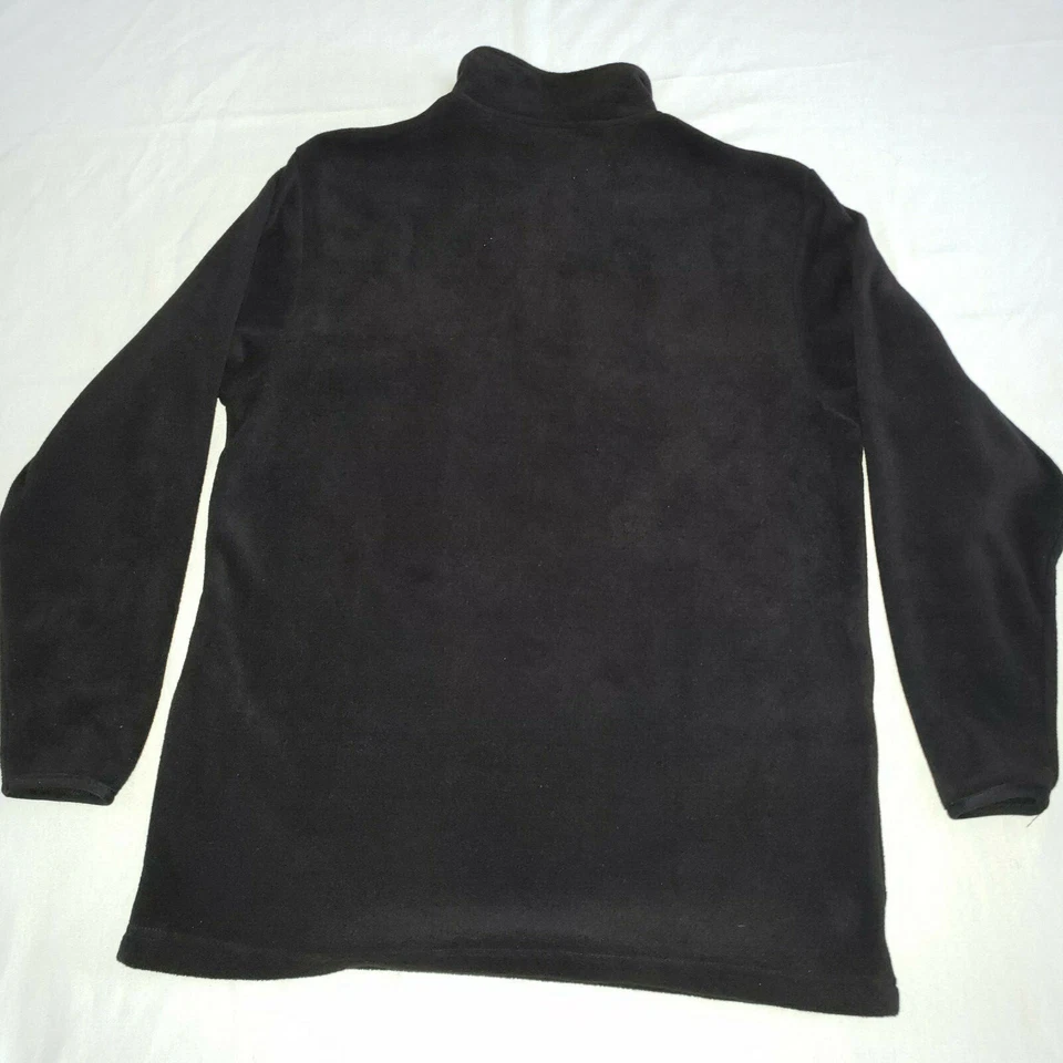 Chaqueta polar vintage de los Juegos Olímpicos de Estados Unidos para mujer suéter negro mediano 1/4 cremallera JC Penney Foto 4 de 4