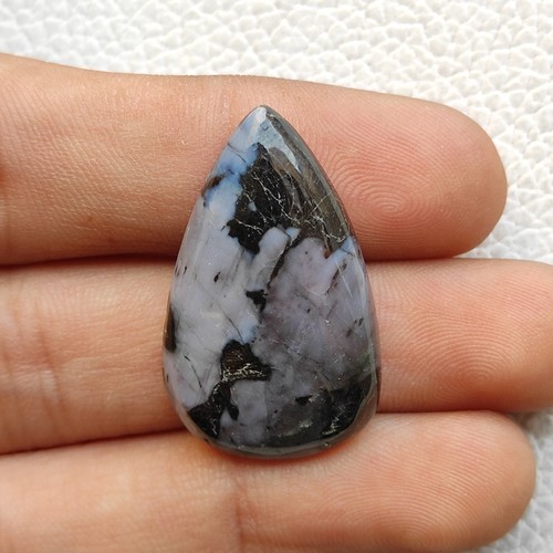Natural Indigo gabbro jasper cabochon Designer indigo gabbro gemstone R13250 - Picture 3 of 5