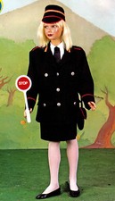 COSTUME VESTITO DI CARNEVALE BAMBINA PEGASUS CARABINIERE DONNA TG.10/11 ANNI