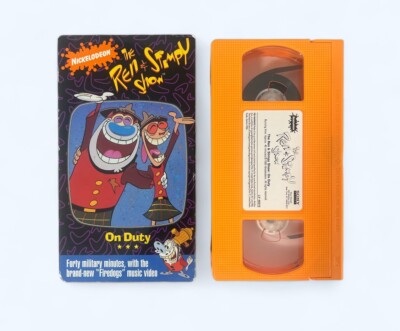 The Ren & Stimpy Show: On Duty 1993 Family Animation VHS