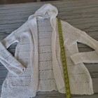 Abercrombie Kids White Crochet Open Cardigan Size 14 — photo 3
