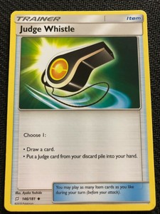 Pokemon Sm Team Up Judge Whistle 146 181 Uncommon Ebay