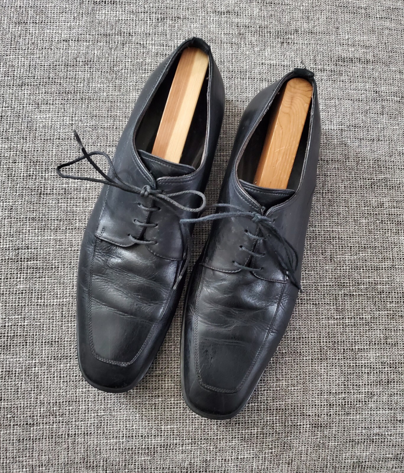 SAOLA Scarpe eleganti stringate To Boot New York uomo nere modello 2116 taglia 11