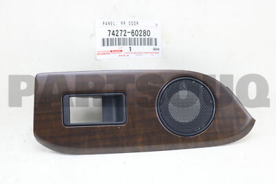 7427260280 Genuine Toyota PANEL, REAR DOOR ARMREST BASE, UPPER LH