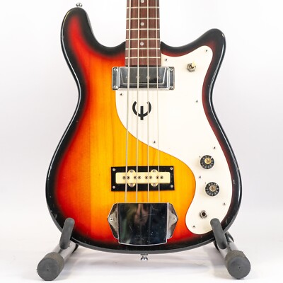 1970s Epiphone ET-285 Electric Bass with OHSC - 3 Tone Burst
