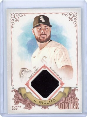 2021 Topps Allen & Ginter Lucas Giolito #AGA-LGI Mem.