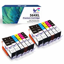 564 XL 564XL Ink Cartridge for HP Photosmart 5510 7510 7525 Deskjet 3520 3522
