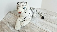 White Tiger 15 Inch with tail 21 Stuffed Animal Plush