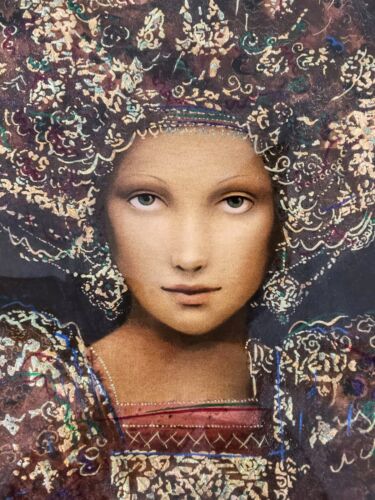 Csaba Markus Panonia Embellished Giclee Print 36 x 30 Signed Numbered 69/175 - Picture 3 of 9