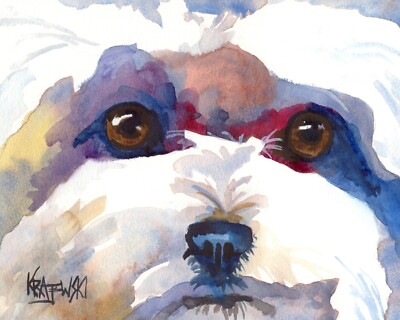 High Resolution Print of Original Fine Art Watercolor by Ron Krajewski