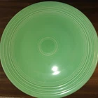 Vintage Lt Green Fiestaware Chop Plate-Never used- 14" Diameter (RT115)