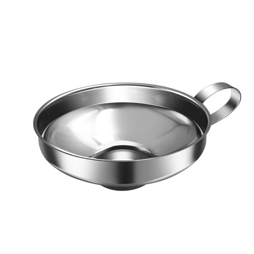 Silver Kitchen Funnel Wide Mouth Large Opening Funnel Durable Jam Funnel - Picture 8 of 12