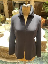 Lafayette 148 Xl Navy Zip Jacket With Tags List Price $698