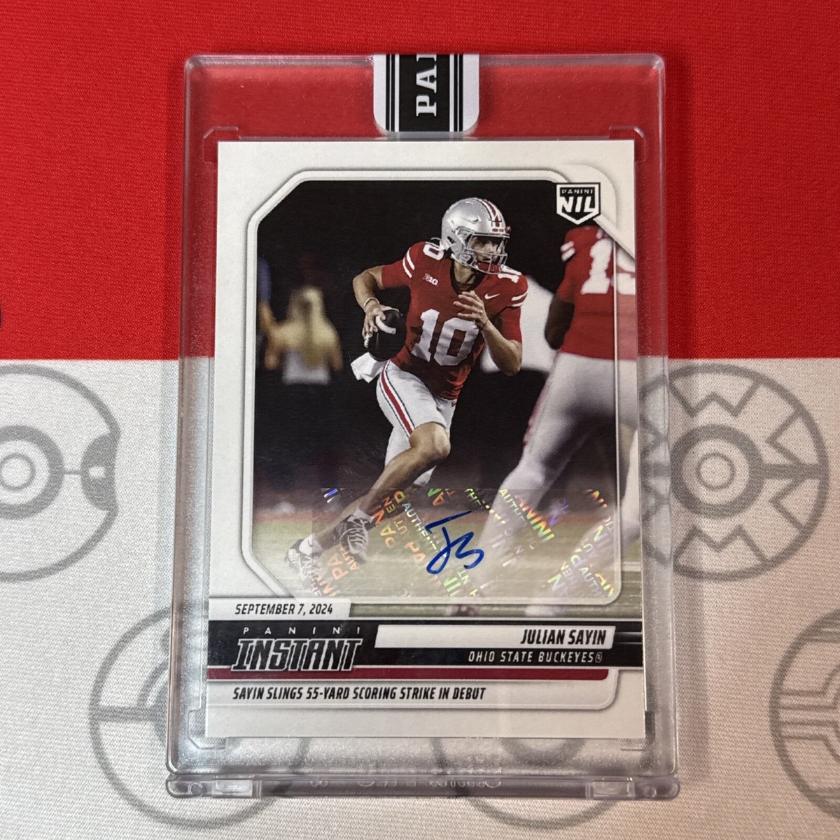 Sealed Julian Sayin Rookie Auto 99 RC Card 2024 Panini Instant Mag