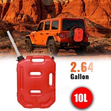 10l Fuel Tank 2.6gallon Gas Oil Petrol Storage Can Container For Atv Utv Rzr