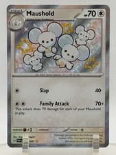 Maushold 210/091 Paldean Fates Baby Shiny Holo Rare Pokémon Card TCG NM/M on eBay