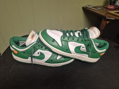 Nike Dunk Low 2019 Off-White/Pine Green, Size 12, CT0856-100