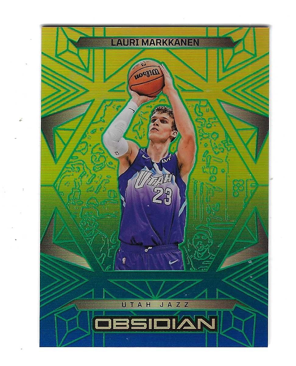 LAURI MARKKANEN 2024-25 OBSIDIAN ELECTRIC ETCH PRIZM #137 $25.00 UTAH JAZZ