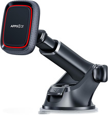 Magnetic Phone Mount for Car, Dashboard  Windshield Suction Cup Holder with Tel