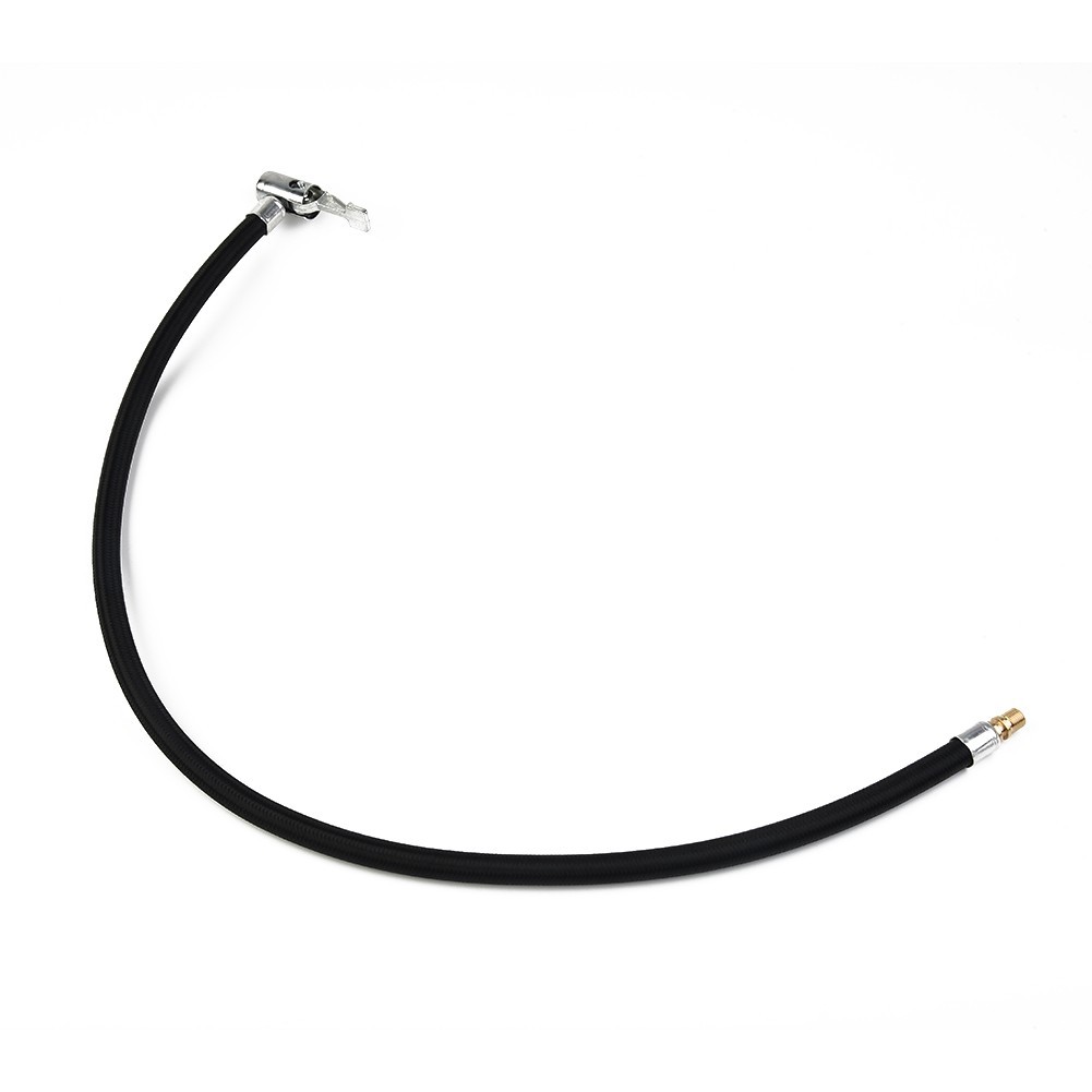 Air Inflator Hose Adapter Pump Replacement Rubber+Metal+Cloth 60cm Valve