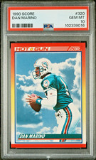 1990 Score Dan Marino HOT GUN #320 PSA 10 Low Pop Rare Insert HOF Dolphins