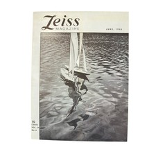 Vintage 1938 Zeiss Magazine Vol IV No 6 | Art Deco Photography Ephemera
