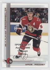 2000-01 ITG Be A Player Memorabilia SportsFest Chicago 7/10 Wade Redden #283 0a1