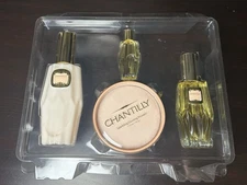 CHANTILLY BY DANA 50G DUSTING POWDER, 30ML EDT PERFUME  120 ML BODY LOTION NEW