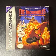 THQ Incredibles: Rise of the Underminer Nintendo GBA NTSC-U/C (insert Included)