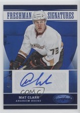 2012-13 Certified Freshman Signatures Mirror Blue 46/99 Mat Clark #169 Auto 1s7
