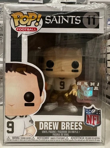 Funko Pop! Drew Brees New Orleans Saints #11 NFL Vinyl Bobblehead White Jersey