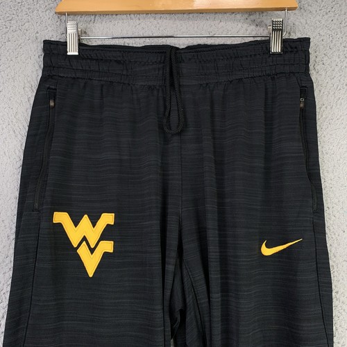 West Virginia Mountaineers Pants Mens XL Black NCAA Basketball Nike Dri Fit - Picture 3 of 16