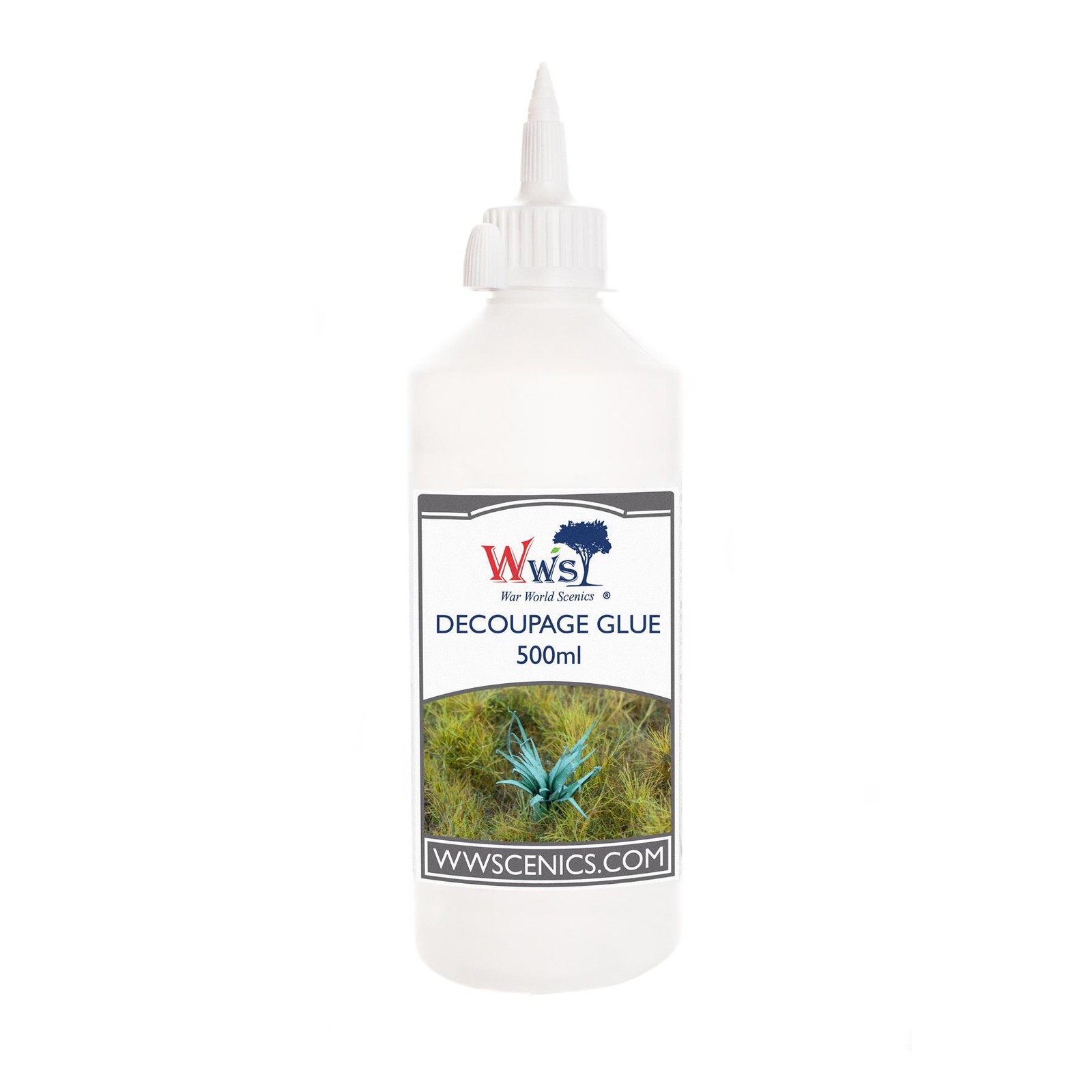 Decoupage Glue 500ml for Crafts Scrapbooking Papercraft Modelling Design