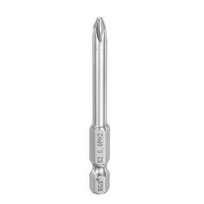 PH2 Phillips Screwdrivers Bits 1/4'' Hex Shank 2.6'' Long 0.2'' Rod Magnetic