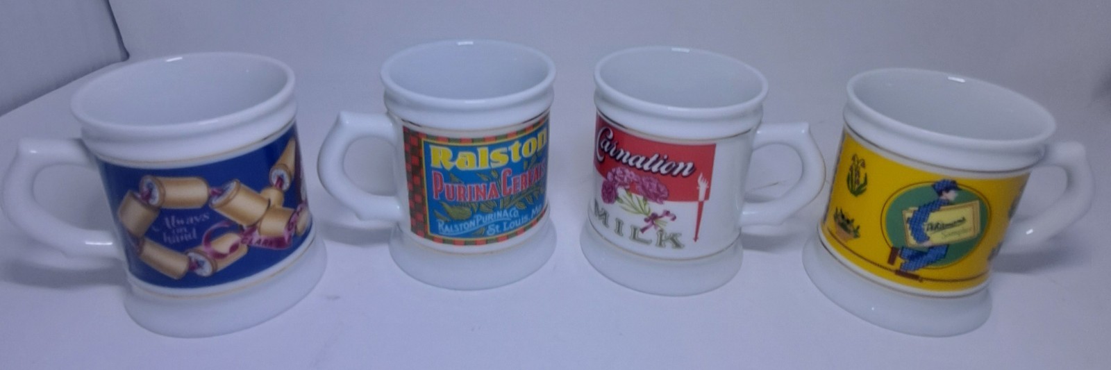 The Corner Store Porcelain Mug Collection Franklin Mint Carnation Clark's Lot 4