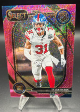 2024 Panini Select Tyler Nubin RC Club Level Pink Glitter Prizm #299 SSP /15