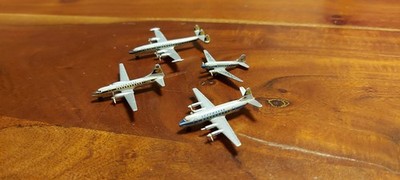 Flugzeugmodellset 1:400 historische Lufthansa Flugzeuge Schabak 4 Stück