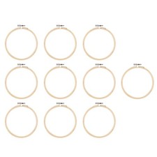 10 Pieces 4 Inch Embroidery Hoops,Bamboo Cross Stitch Hoops Embroidery Circle...