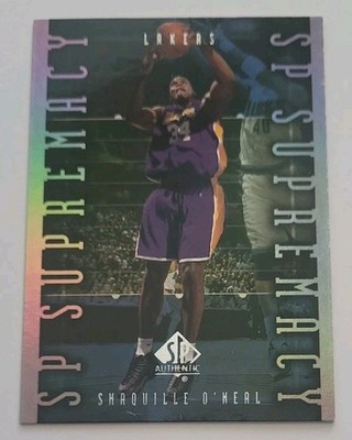 Shaquille O'Neal 1999 - 20000 Upper Deck SP Authentic Supremacy LA Lakers 