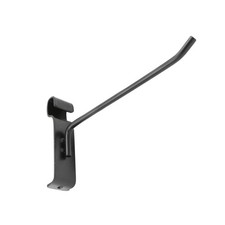 SSWBasics 6 Inch Gridwall Hooks, Black Peg Hook for Wire Grid, Pack of 50