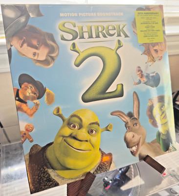 Shrek 2 Motion Picture Soundtrack Vinyl LP (Sky Blue & Green Mix) NEW Sealed