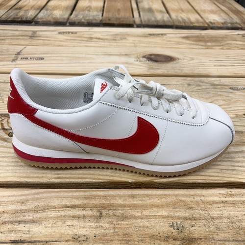 Nike Cortez Men's Casual Sneakers - White/Leather - Size 11.5 - DM4044-110 - Picture 2 of 9