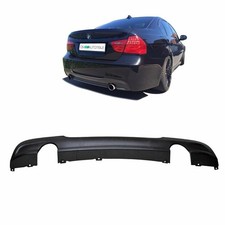 Heckdiffusor Schwarz Duplex 335 Heckansatz passt f�r BMW E90 E91 M-Paket 05-11