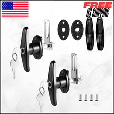Truck Cap T-handle Lock Set Matching Keyed Alike For Leer Are Camper Shell 2pk